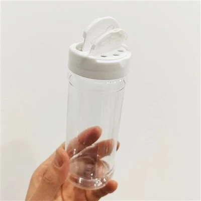 Wadah Ramuan Plastik Putih Dengan Tutup